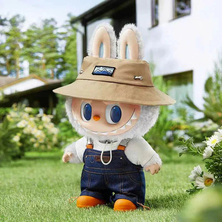 Labubu Fall in wild plush doll with key chain