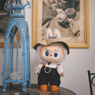 Labubu Fall in wild plush doll with key chain