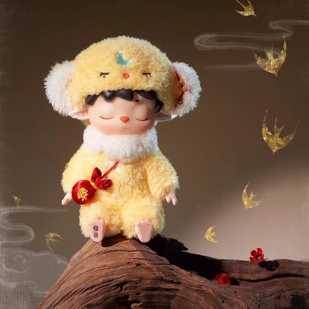 Mimi-Leisurely Elf-Vinyl  Plush Key Chain Blind Box