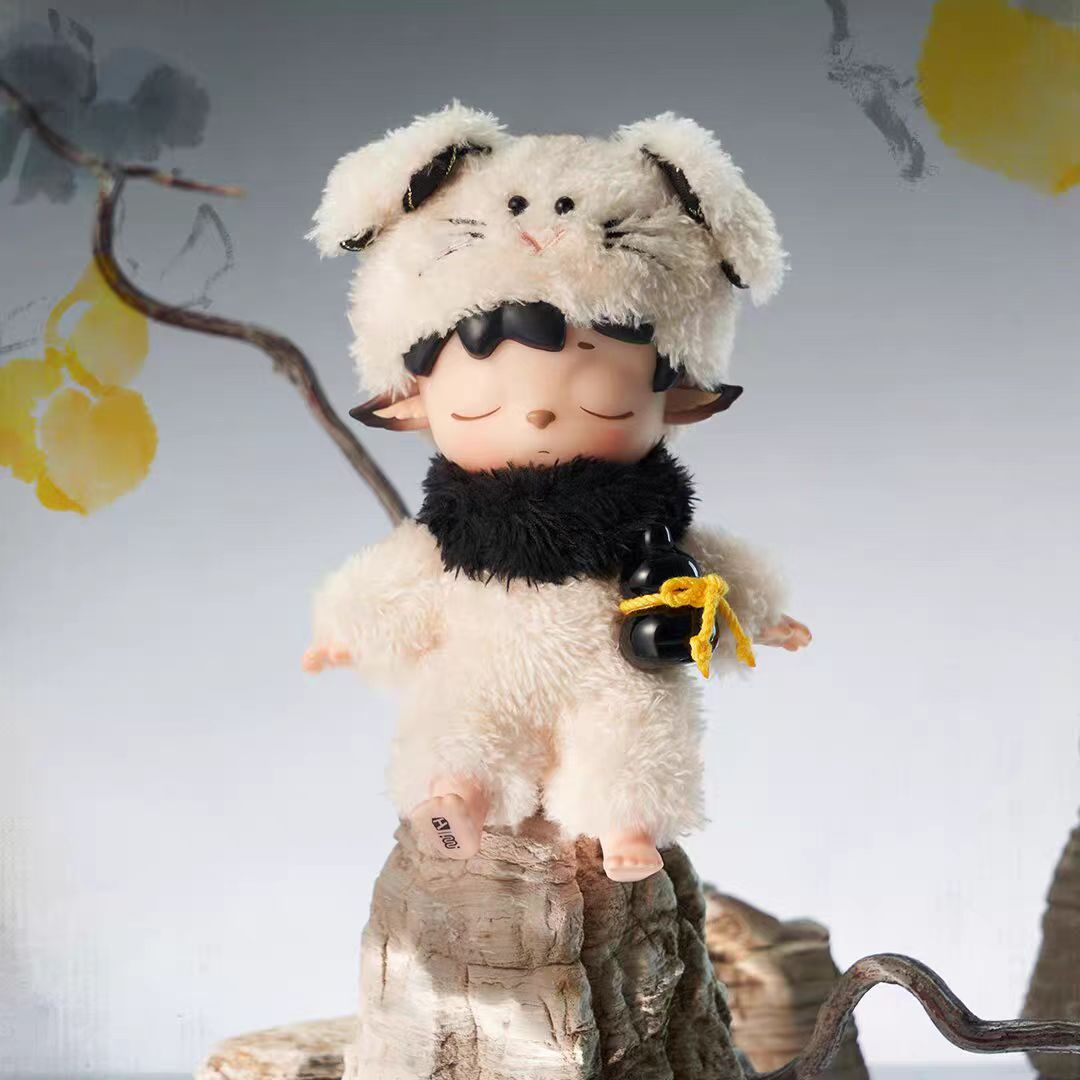 Mimi-Leisurely Elf-Vinyl  Plush Key Chain Blind Box