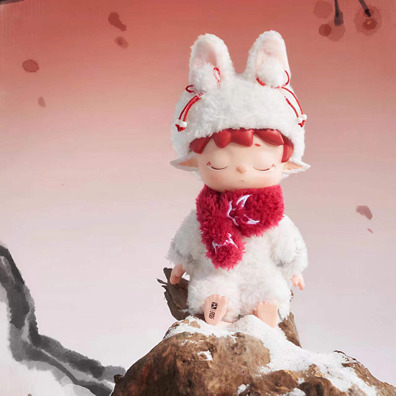 Mimi-Leisurely Elf-Vinyl  Plush Key Chain Blind Box