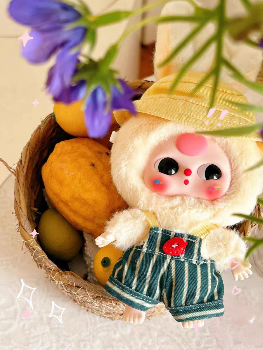 Baby Three Macaron Little Cute Bunny Plush Dolls Blind Box