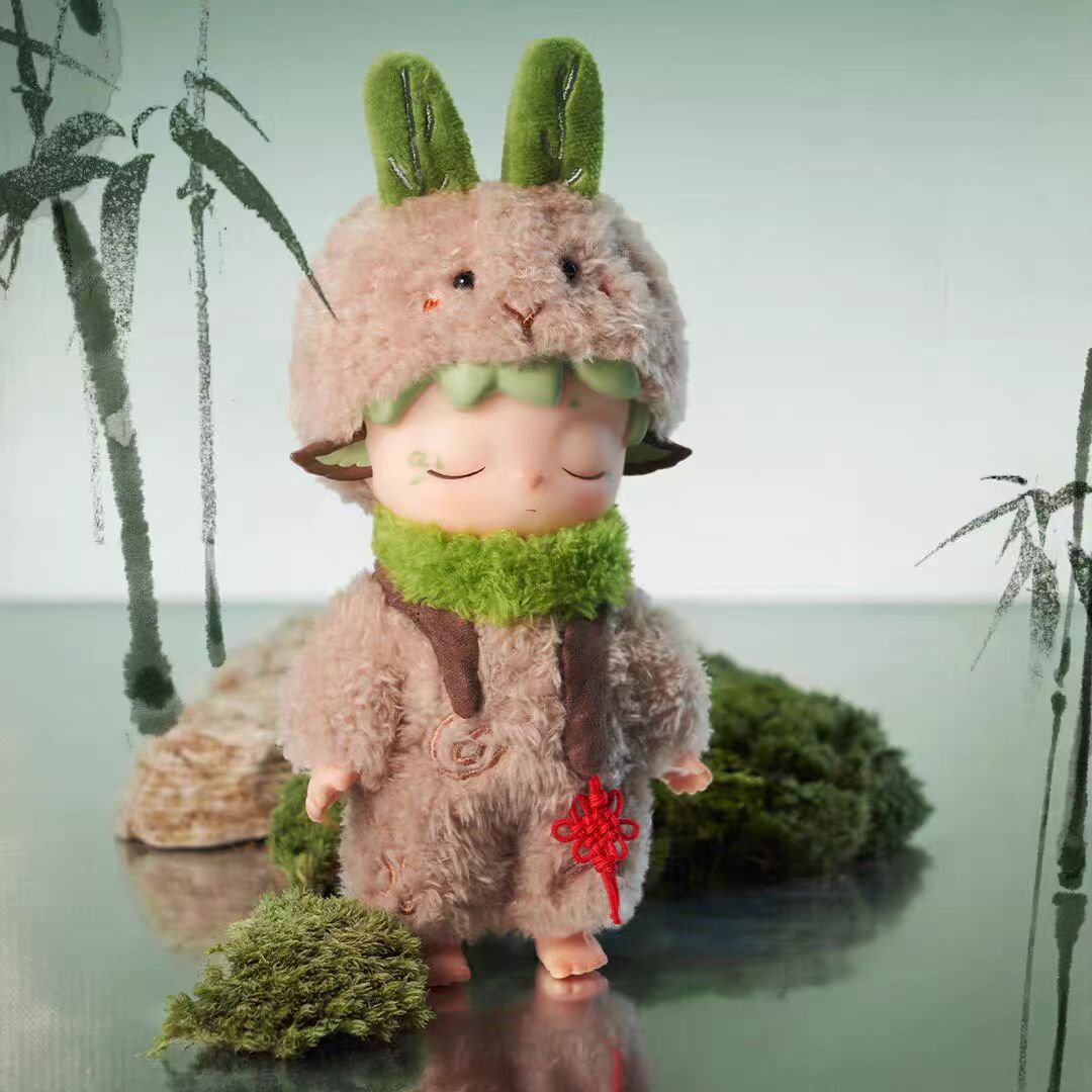 Mimi-Leisurely Elf-Vinyl  Plush Key Chain Blind Box